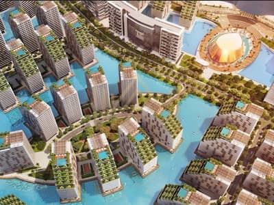迪拜南部街区， 迪拜 1 卧室公寓待售 - 位于迪拜南部街区，阿齐兹威尼斯，Azizi Venice 3 1 卧室的公寓 1349990 AED - 12049890