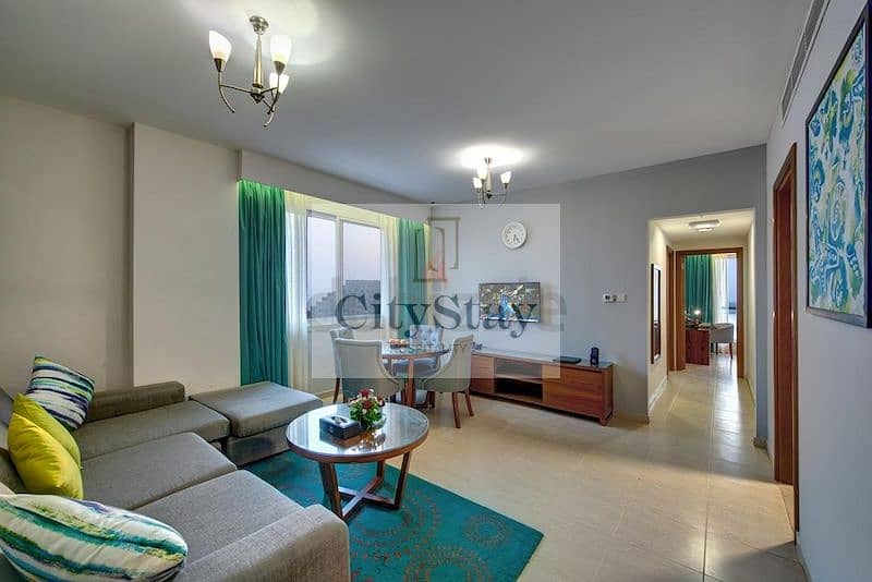 Zero Commission | Special Offer | Spacious 2BHK Sea View| Serviced Hotel Apartment