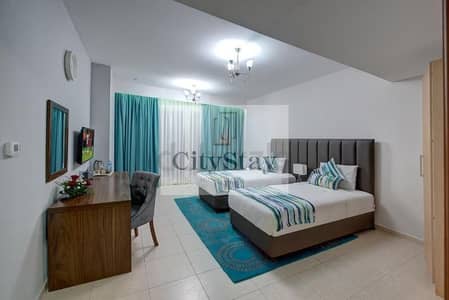 استوديو  للايجار في جزيرة المرجان، رأس الخيمة - Large Deluxe Twin  Sea View In Serviced Hotel Apartments