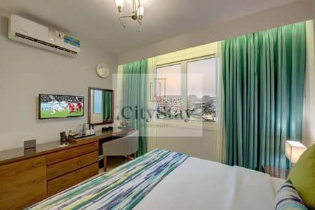 استوديو  للايجار في جزيرة المرجان، رأس الخيمة - Deluxe King Sea View In Serviced Hotel Apartment is located in Ras Al Khaimah