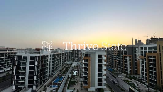 Studio for Rent in Meydan City, Dubai - 12 Chq Possible | High Floor | Burj Khalifa View