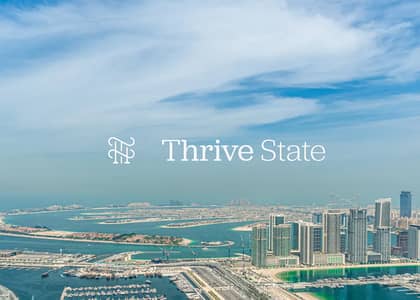 3 Bedroom Apartment for Sale in Dubai Marina, Dubai - Vacant | Sea and Palm Views | High Floor | Fendi