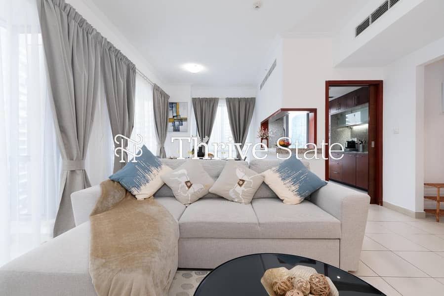 位于迪拜市中心，南岭高楼群，南岭2号大厦 1 卧室的公寓 139000 AED - 12041554