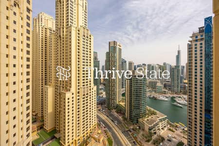 2 Bedroom Apartment for Rent in Jumeirah Beach Residence (JBR), Dubai - Unfurnished | Marina View | Vacant Now