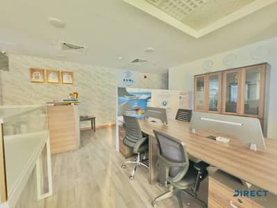 Office for Rent in Business Bay, Dubai - Furnished | Balcony | High floor | Near to Metro