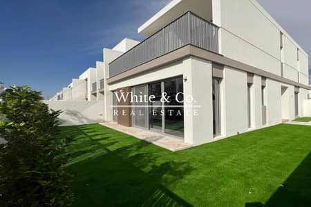 4 Bedroom Townhouse for Rent in Tilal Al Ghaf, Dubai - Single row | True  corner | Landscaped