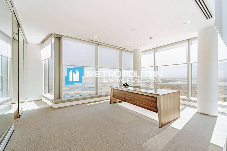 Sea View | Fitted Office | High Floor | Spacious