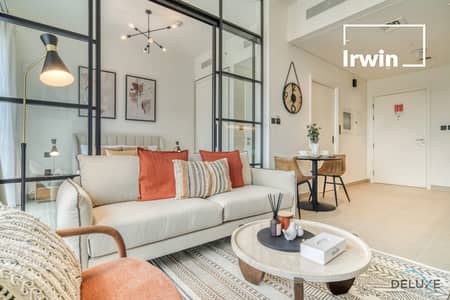 2 Bedroom Apartment for Rent in Dubai Hills Estate, Dubai - Direct Pool View | High Floor | Furnished