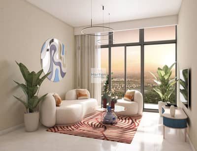 1 Bedroom Apartment for Sale in Dubai Sports City, Dubai - Living. jpg