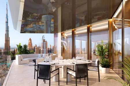 4 Bedroom Penthouse for Sale in Downtown Dubai, Dubai - A MASTERPIECE FACING BURJ KHALIFA - FULL FLOOR PH