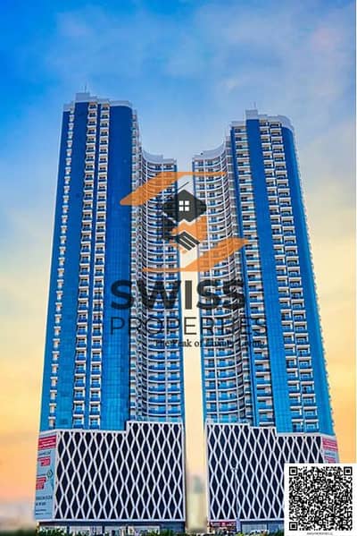 拉希迪亚， 阿治曼 2 卧室单位待租 - ommala tower. png