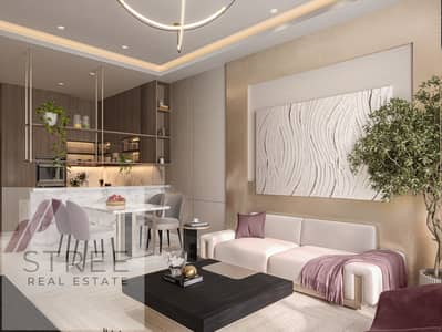 2 Cпальни Апартаменты Продажа в Маджан, Дубай - Living room view 3. jpg