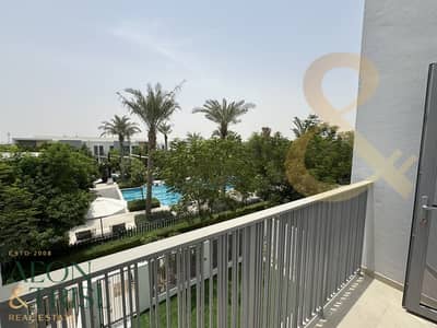 3 Bedroom Villa for Rent in Tilal Al Ghaf, Dubai - Pool and Park Facing | Single Row | Vacant