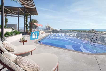 2 Bedroom Flat for Sale in Saadiyat Island, Abu Dhabi - 2BR w/ Balcony+Laundry|High-End Amenities|Freehold