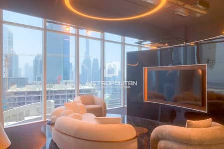 Office for Sale in Business Bay, Dubai - Furnished | High Floor | Burj Khalifa View| Vacant