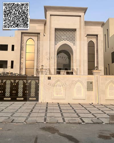 فیلا 5 غرف نوم للبيع في الحليو، عجمان - Purple Floral Elegant Line Art Vintage Ribbon Motivational Christian Bible Verse Instagram Post. png. png
