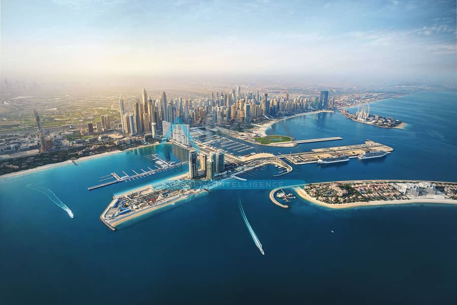16 Dubai Harbour Damac Bay 2 - Aerial Shot 100. jpg