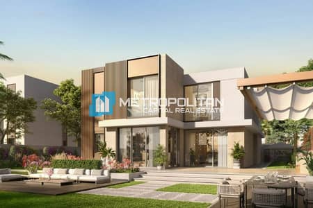 4 Bedroom Villa for Sale in Al Shamkha, Abu Dhabi - Single Row 4BR+M|Plot 6038 SQFT|Standard Finishes