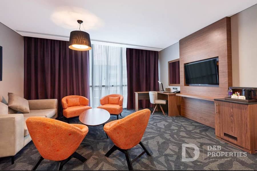 Burj Khalifa View | Spacious Studio | Furnished