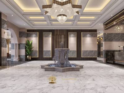 阿尔马扎尔街区， 夏尔迦 4 卧室公寓待售 - GF-Lobby v 02. jpg