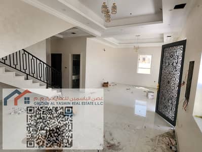 For rent a villa in Al Zahya, 3 rooms with a living room and a roof, first inhabitant, 90 thousand negotiable