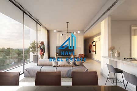 2 Cпальни Апартаменты Продажа в Альжада, Шарджа - 230508-Living room copy. jpg