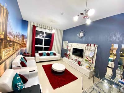 Can you imagine finding a 2-bedroom apartment with 2 bathrooms, a closed kitchen, and a fully private TV lounge?   With 1,111 sq. ft. of space and a stunning view of Khalifa Bridge and Grand Mall  Located in City Towers  C2 P1, with dedicated parking r
