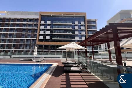 Studio for Rent in Meydan City, Dubai - Furnished | Burj View | Modern