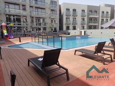 1 Bedroom Apartment for Rent in Jumeirah Village Circle (JVC), Dubai - COMMUNITY VIEW  |1BHK WITH BIG BALCONY  |FOR RENT