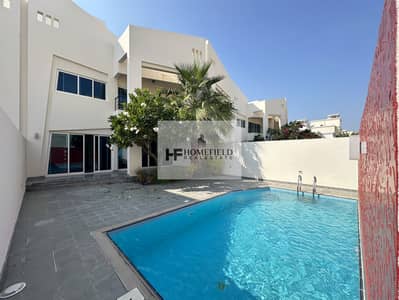 4 Bedroom Villa for Rent in Khalifa City, Abu Dhabi - exclusively modern | private pool | front and backyard