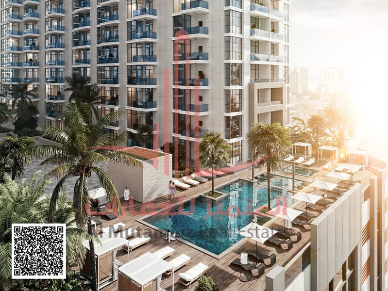 10 Ajman Creek Towers Pool View 1 - 2. jpg