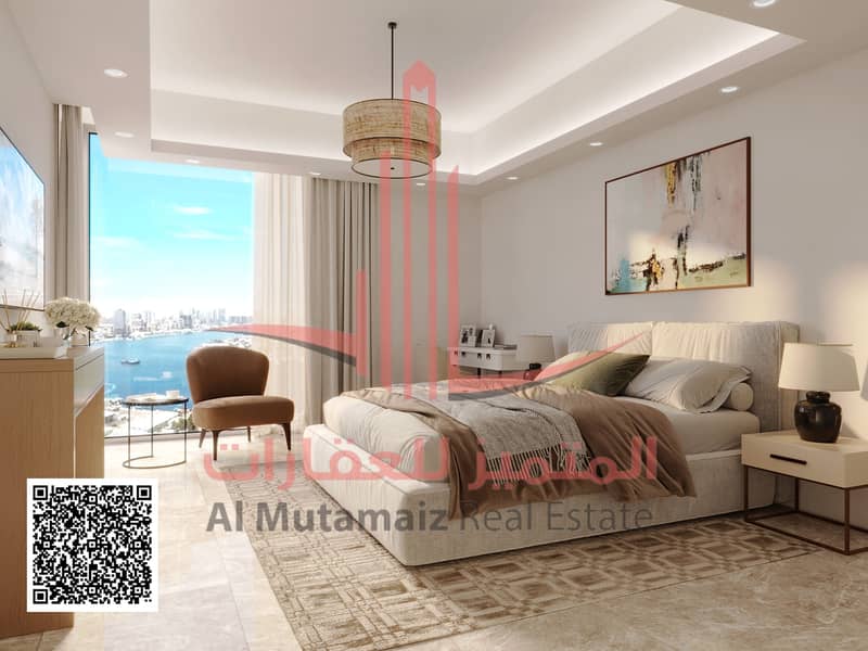 3 Standard Apt Bedroom Ajman Creek Towers. jpg