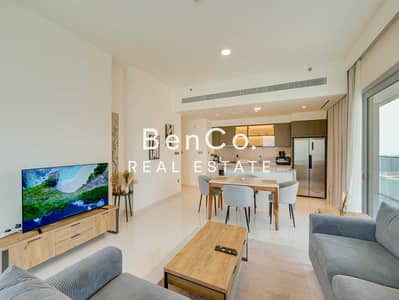 2 Bedroom Apartment for Rent in Dubai Harbour, Dubai - 2BR Furnished | Vacant | Balcony | Marina View