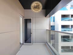 Spacious brand new 2bhk+study room with 2 baloney in center of arjan.