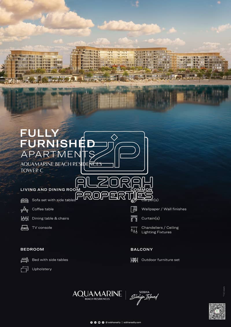 3 Furniture List - Aquamarine Beach Residences. png