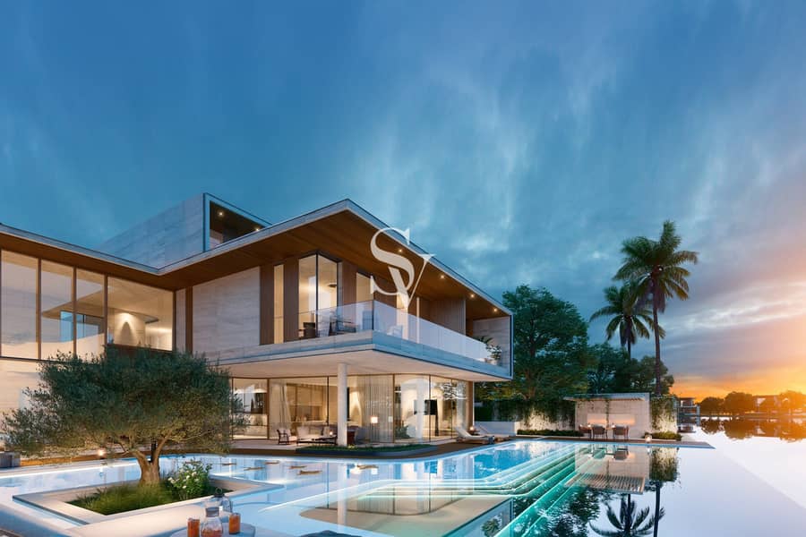 位于蒂拉尔阿尔加夫综合社区，极乐大厦 6 卧室的别墅 48450000 AED - 12074934