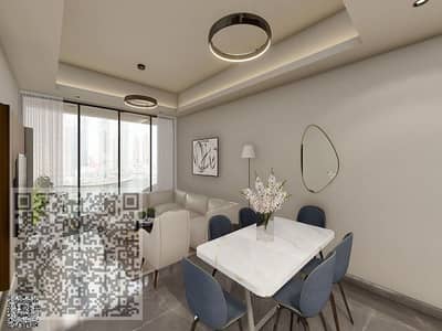 阿杰曼自由区， 阿治曼 1 卧室单位待售 - 1. Living-room. jpg