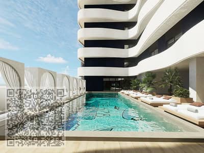 فلیٹ 1 غرفة نوم للبيع في الحليو، عجمان - One-678-Residences-pool-3. jpg
