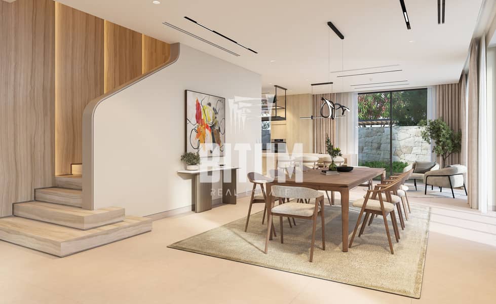 11 Modon_Alnaseem Villas_Light_CGI03_Dining Area bitum real estate. jpg