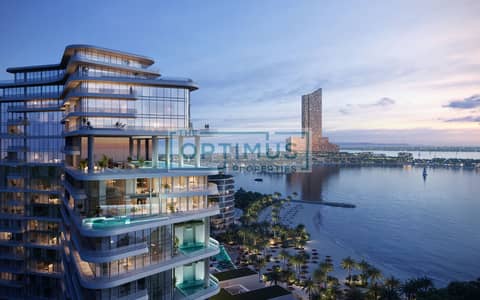 阿尔马扬岛， 拉斯海玛 1 卧室单位待售 - Resi - Boulvard Side Render (3). jpg