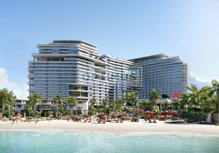 1 Bedroom Flat for Sale in Al Marjan Island, Ras Al Khaimah - Resi - Sea Side_Wynn Casino Side_Render (2). jpg