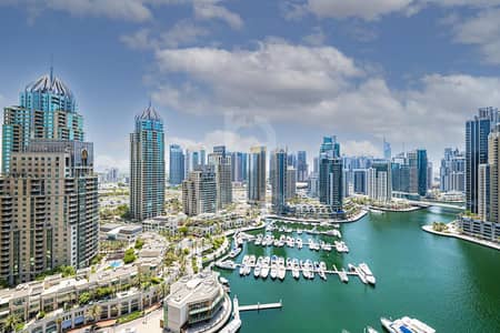 2 Bedroom Apartment for Rent in Dubai Marina, Dubai - Full Marina View | Vacant Now | Unfurnished