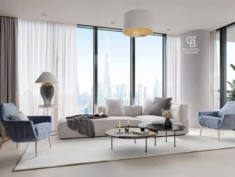 Burj Khalifa and Canal View | High Floor Burj Khalifa and Canal View | High Floor