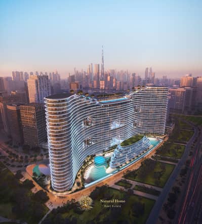 Студия Продажа в Бизнес Бей, Дубай - Aquarise Exterior-1. jpg