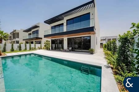 5 Bedroom Villa for Rent in Jumeirah Park, Dubai - INFINITY POOL | LAKE VIEW | NEW | 5 BEDROOM