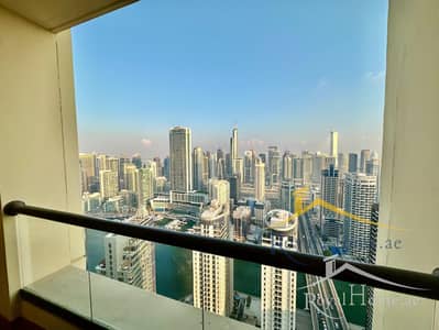 2 Bedroom Apartment for Rent in Jumeirah Beach Residence (JBR), Dubai - Marina View | Higher Floor | Vacant Now
