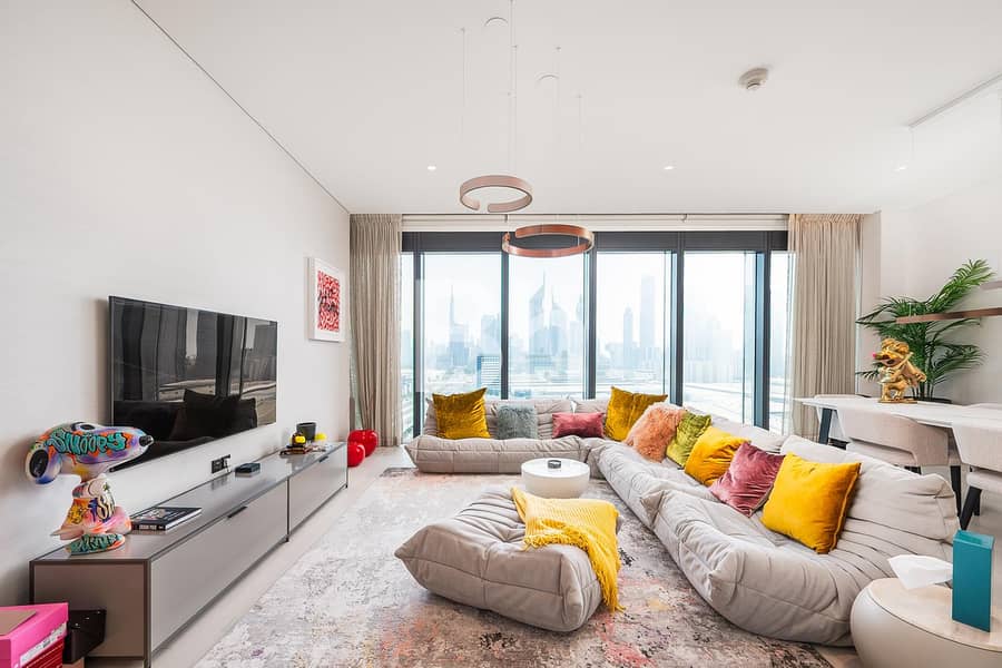 Burj View | Upgraded| Vacant On Transfer