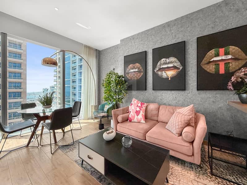 位于迪拜码头，滨海之门，朱美拉生活滨海之门 1 卧室的公寓 159000 AED - 12086731