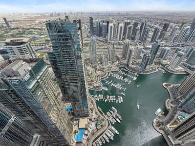 2 Bedroom Apartment for Rent in Dubai Marina, Dubai - High Floor Fendi | Fully Furnished | Marina Views