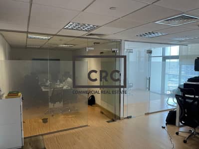 Office for Rent in Jumeirah Lake Towers (JLT), Dubai - FULL WATER VIEW | FITTED PARITIONED | BALCONY